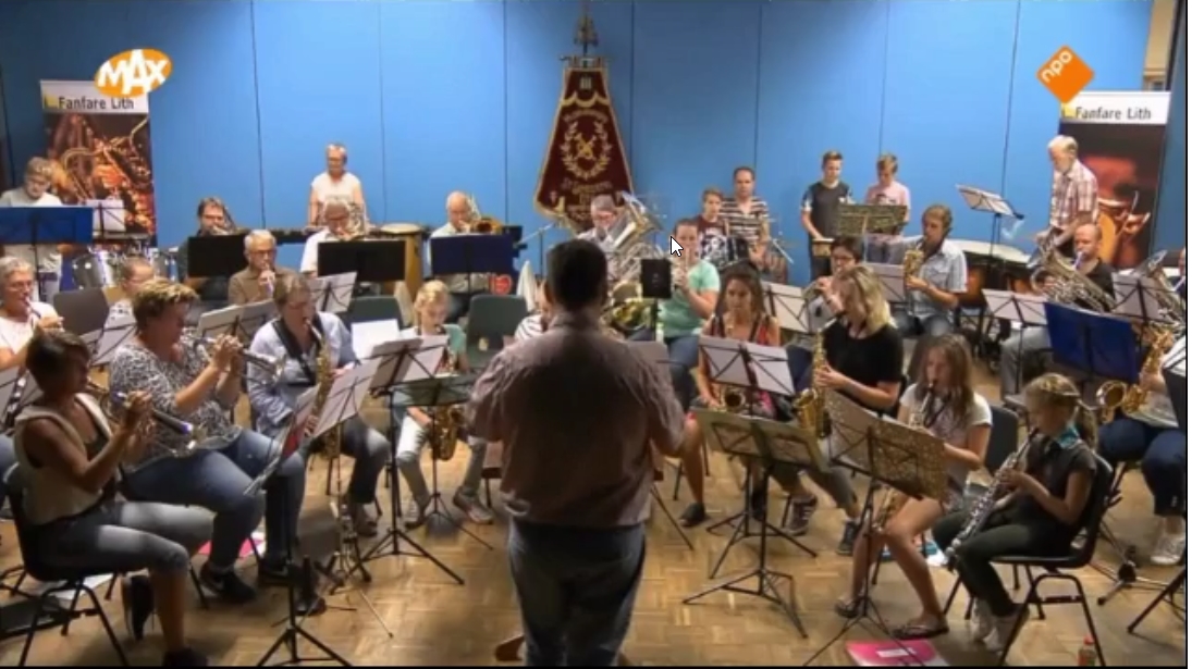 Lithse fanfare bij omroep MAX