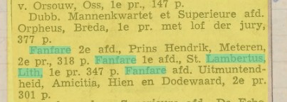 Eerste prijs in 1939